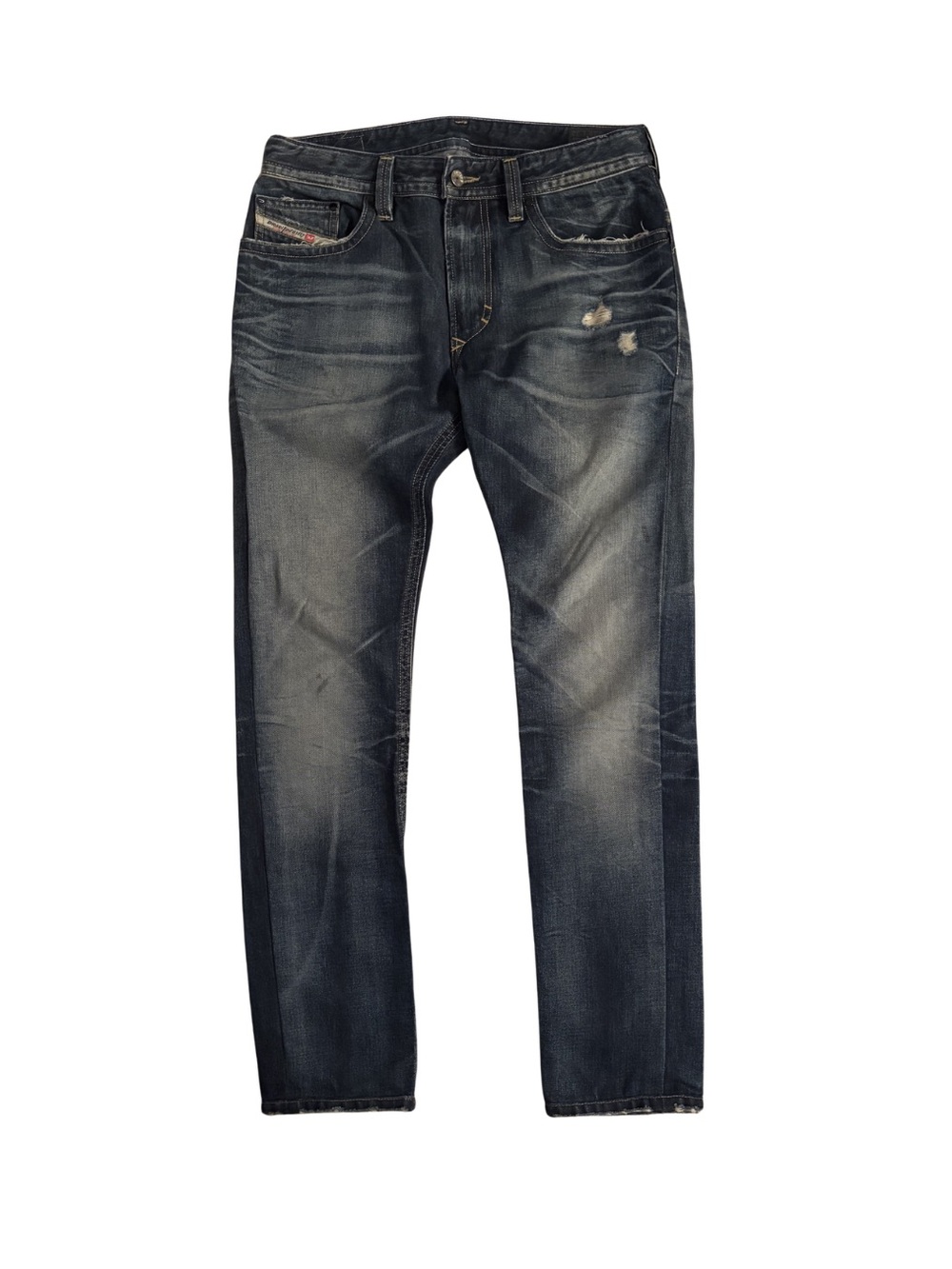 Diesel “Thavar” Slim Straight Sand Blasted Wash - 2011 Blue Eyecons